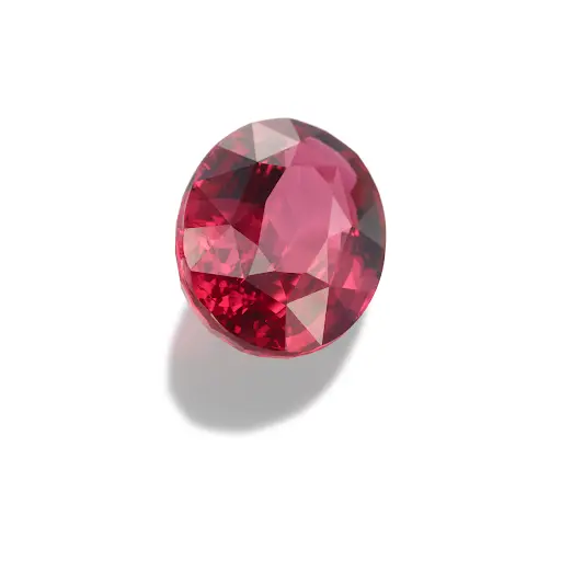 Important red spinel, lot #3073. Image courtesy of Bonhams.