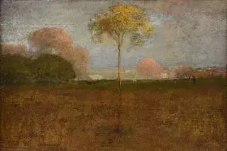 George Inness (American 1825-1894) A Painting, Landscape Montclair, 1894