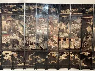 Mid-18th C Chinese Coromaldel Ten Fold Screen (101-3321)