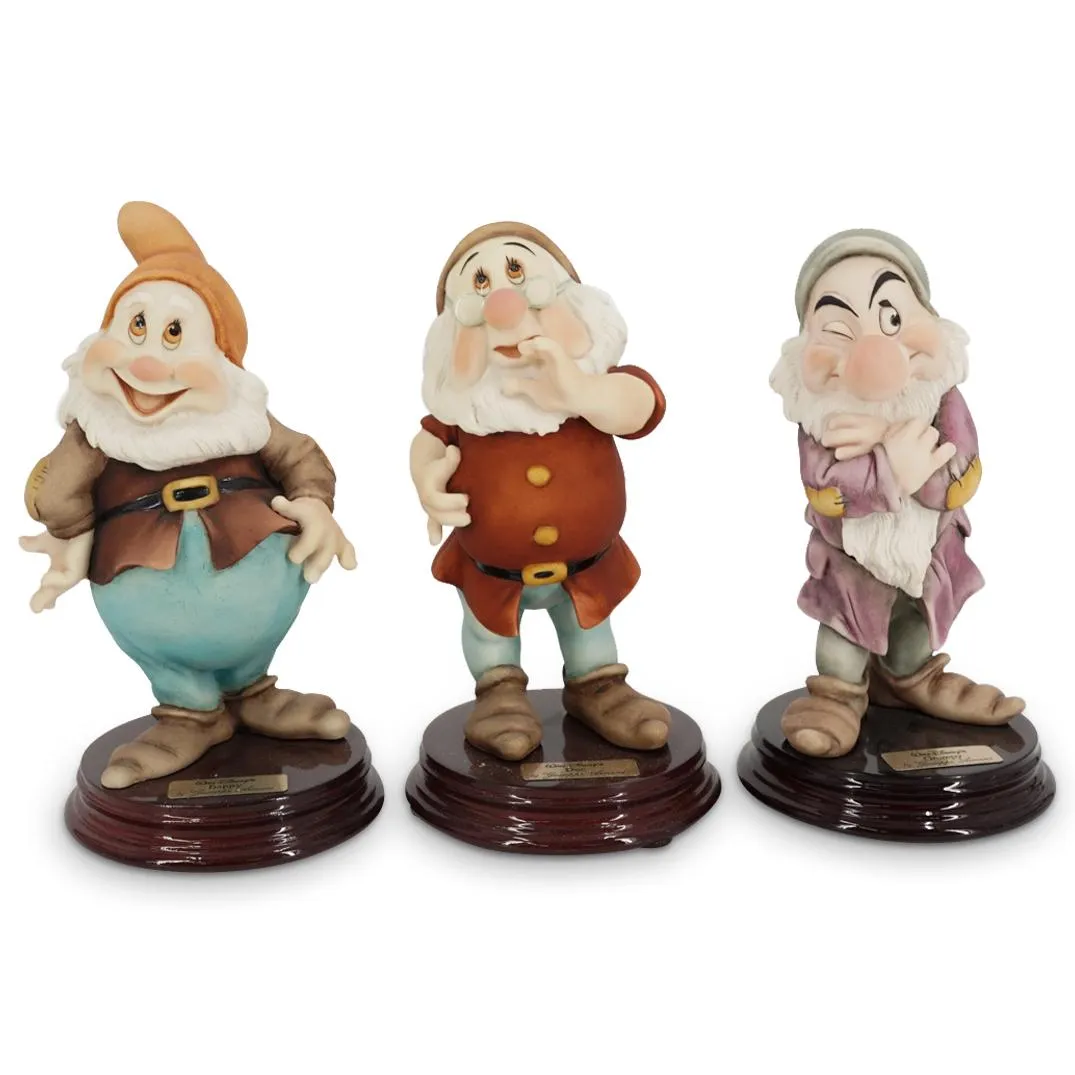 (7 Pc) Disney G.Armani Snow White Dwarfs Figurines