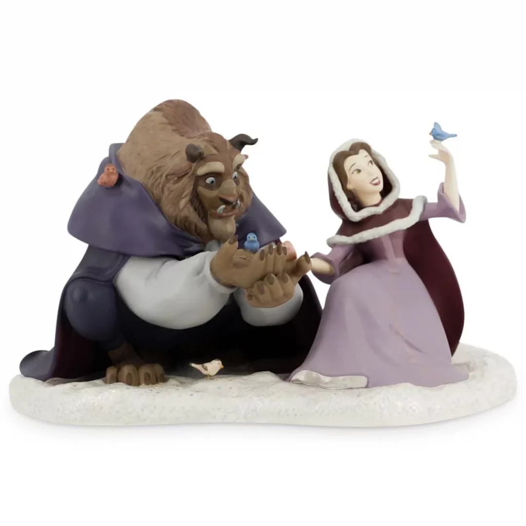 Disney Beauty & The Beast "She Didn't Shudder At My Paw" Sculpture
