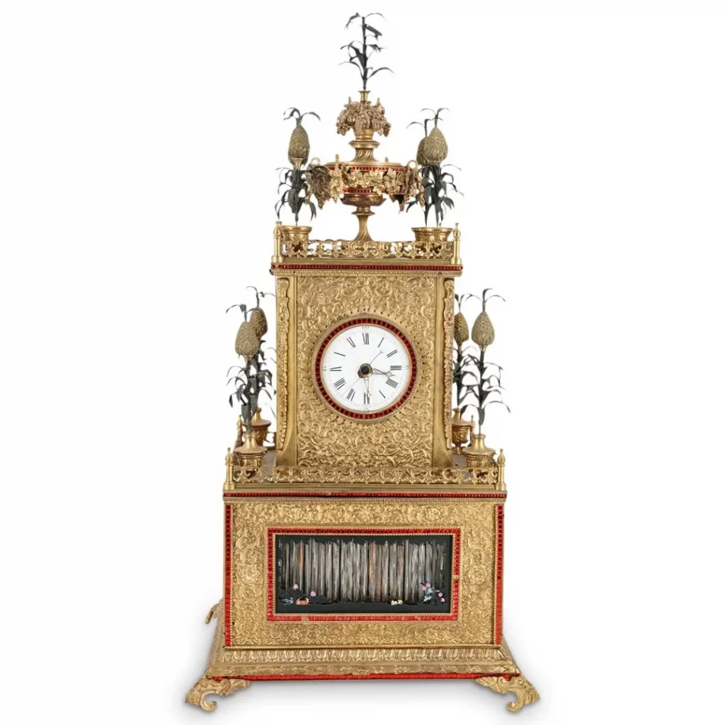 19th Cent. Monumental French Automation Bracket Clock