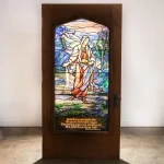 Tiffany Studios "The Sower" Favrile Glass Door