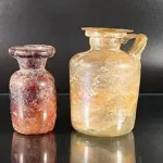 Two Ancient Roman Glass Vessels