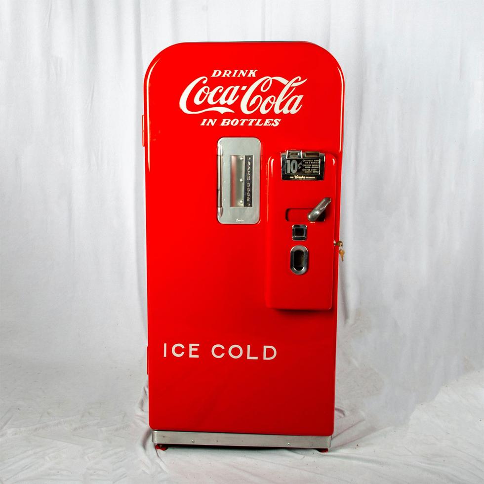 Coca-Cola Vending Machine, W.H. Ell & Co. Sovereigns Machine, and ...