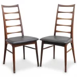 (6Pc) Danish Rosewood Ladderback Chairs