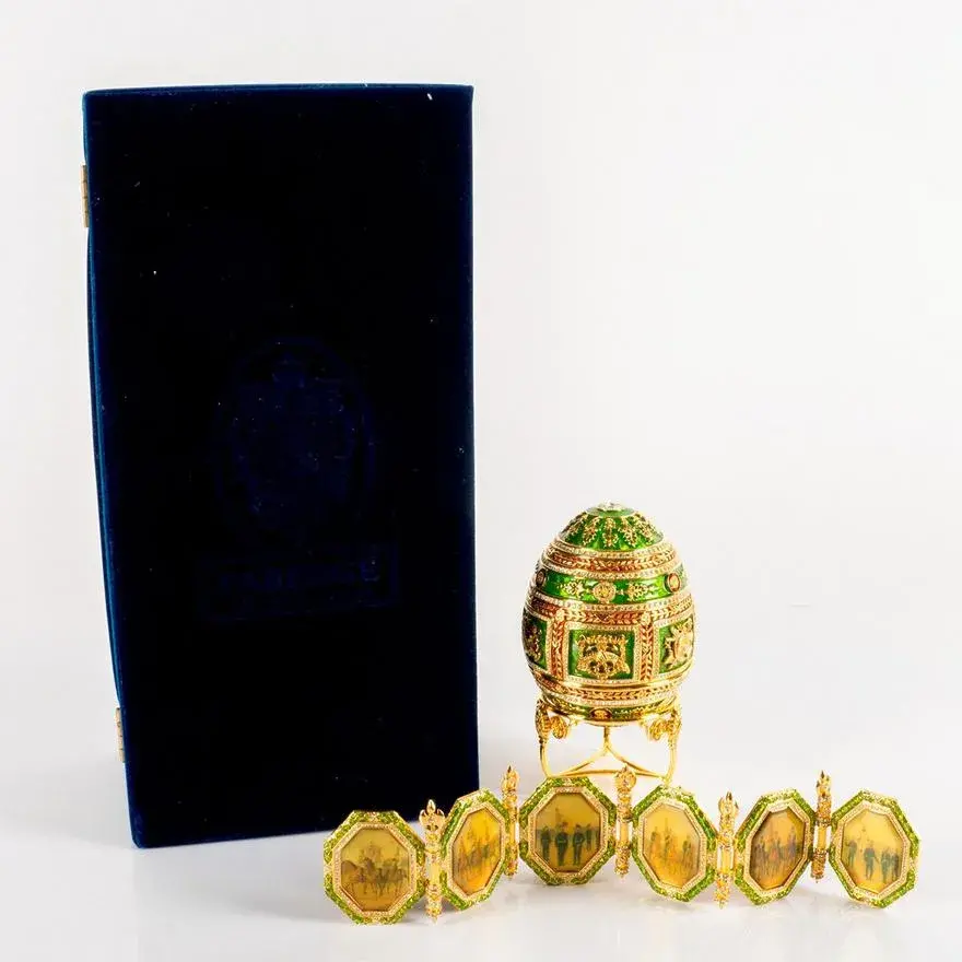Faberge Egg, Napoleonic 1912 Replica