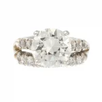 A GIA-Certified 3.00ct Diamond Ring in Platinum