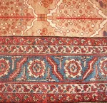 Antique Persian Bakshaish Rug 12 ft 2 in x 12 ft (3.71 m x 3.66 m)