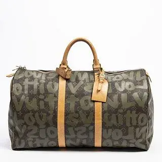 Louis Vuitton Limited Edition Stephen Sprouse Graffiti Keepall 50 Travel Bag