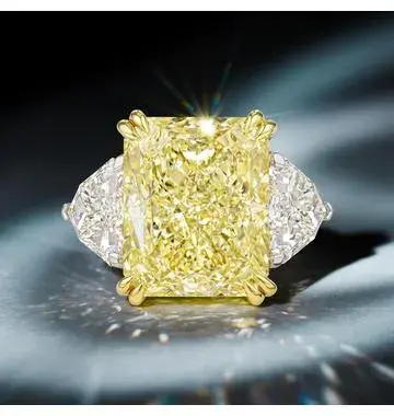 16.07-CARAT NATURAL FANCY YELLOW DIAMOND RING, GIA CERTIFIED