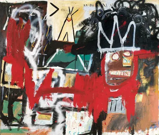 Jean-Michel Basquiat, Untitled, 1981. Image courtesy of Poly Auction Hong Kong.