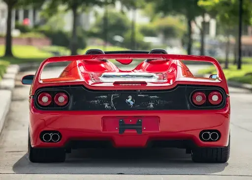 A Ferrari F-50 available during Monterey Car Week 2022. Image courtesy of Broad Arrow.