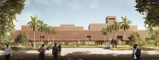 Project image for the planned Edo Museum of West African Art in Nigeria. Image courtesy of Adjaye Associates.