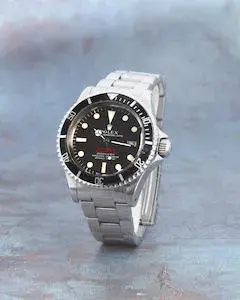 Rolex. Automatic calendar bracelet watch Double Red Sea-Dweller, Ref: 1665, £25,000 - 35,000