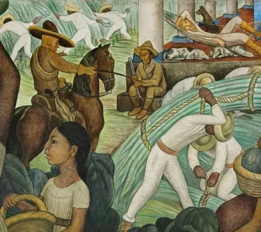 Diego Rivera, Sugar Cane, 1931. Image from the Philadelphia Museum of Art.