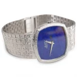 Vintage Piaget 18k Gold and Lapis Watch