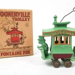 Dent Hardware Co. Toonerville Trolley Cast Iron Toy in Original Box 4"