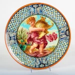 George Woolliscrof Rhead For Doulton Lambeth Large Charger