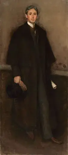 James McNeill Whistler, Arrangement in Flesh Colour and Brown: Portrait of Arthur J. Eddy, 1894. Image courtesy of the Art Institute of Chicago / public domain.
