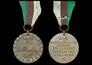 P.D.S.A. Dickin Medal For Gallantry - “The Animals’ V.C.” - And R.S.P.C.A. Red Collar For Valour Awarded To War Dog Rob