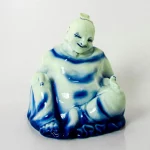 Rare Royal Doulton Blue Flambe, Smiling Buddha
