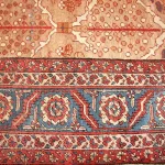 Antique Persian Bakshaish Rug 12 ft 2 in x 12 ft (3.71 m x 3.66 m)