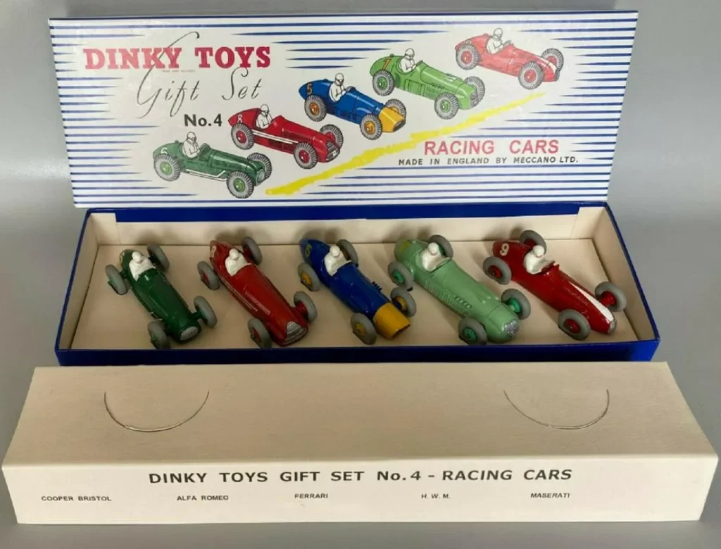 Dinky Boxed Racing Cars Gift Set no 4
