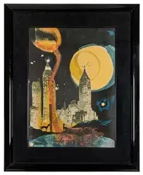 DALI, Salvador (Spanish, 1904-1989). “Manhattan Skyline”. 1...