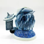 Confucius D7003, Blue Flambe - Large - Royal Doulton Character Jug