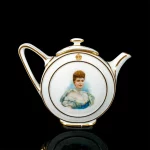 Royal Doulton King Edward VII Teapot with Lid, Unusual Shape