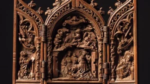 A One-of-a-Kind 16th-Century Miniature Dutch Nativity Scene