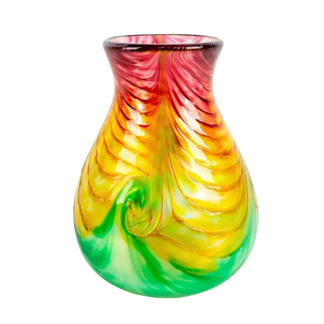 Ron Hinkle American Art Glass Vase Auction Daily
