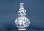 Chinese Blue And White Gourd Vase