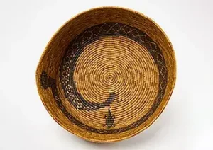 Native American Rattlesnake Basket