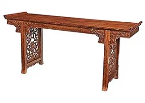 Important Chinese Huanghuali Scroll Table