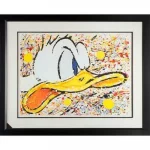 Donald Duck Signed Serigraph More Bang For Your Duck