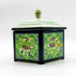 Rare Royal Doulton Lusterware Art Deco Lidded Vanity Box