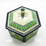Rare Royal Doulton Lusterware Art Deco Lidded Vanity Box