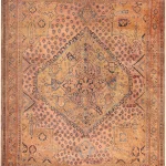 Large Antique Turkish Oushak Rug 18 ft 1 in x 15 ft 10 in (5.51 m x 4.82 m)