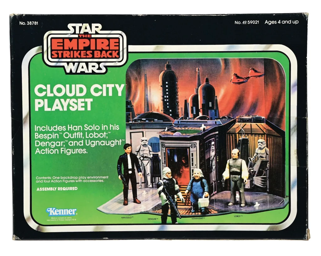 Star Wars The Empire Strikes Back Cloud City Playset. Estimate $400-$800