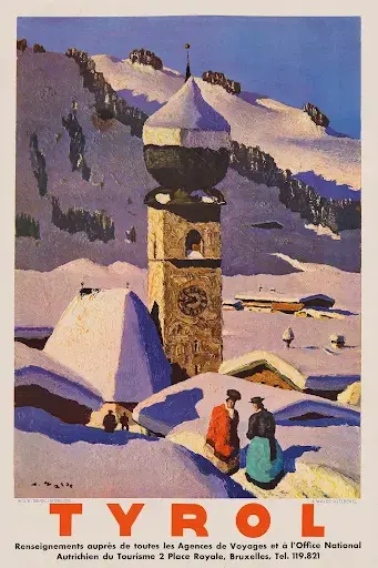 Alfons Walde, Tyrol, 1932. Image courtesy of Lyon & Turnbull Auctions.