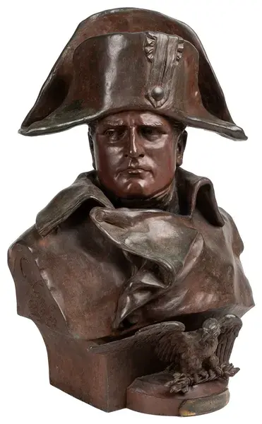 Bronze Bust of Napoleon by Colombo. 1885