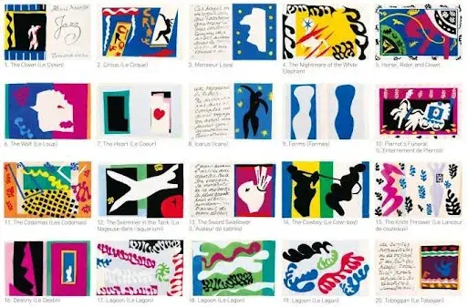 Henri Matisse's artist book Jazz. Image courtesy of K Auction.

