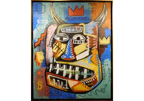 Jean-Michel Basquiat, Attributed Fury Fury Fury