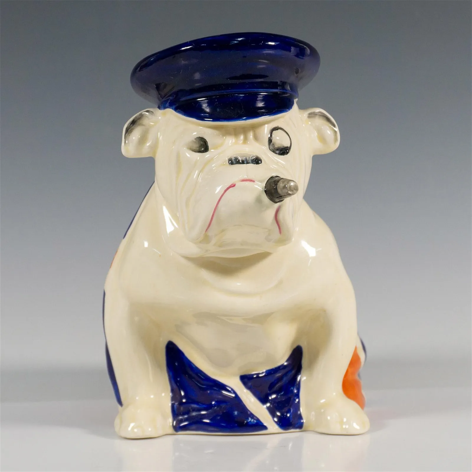 Union Jack Bulldog Trinity Hat - D6181 - Royal Doulton Animal Figurine