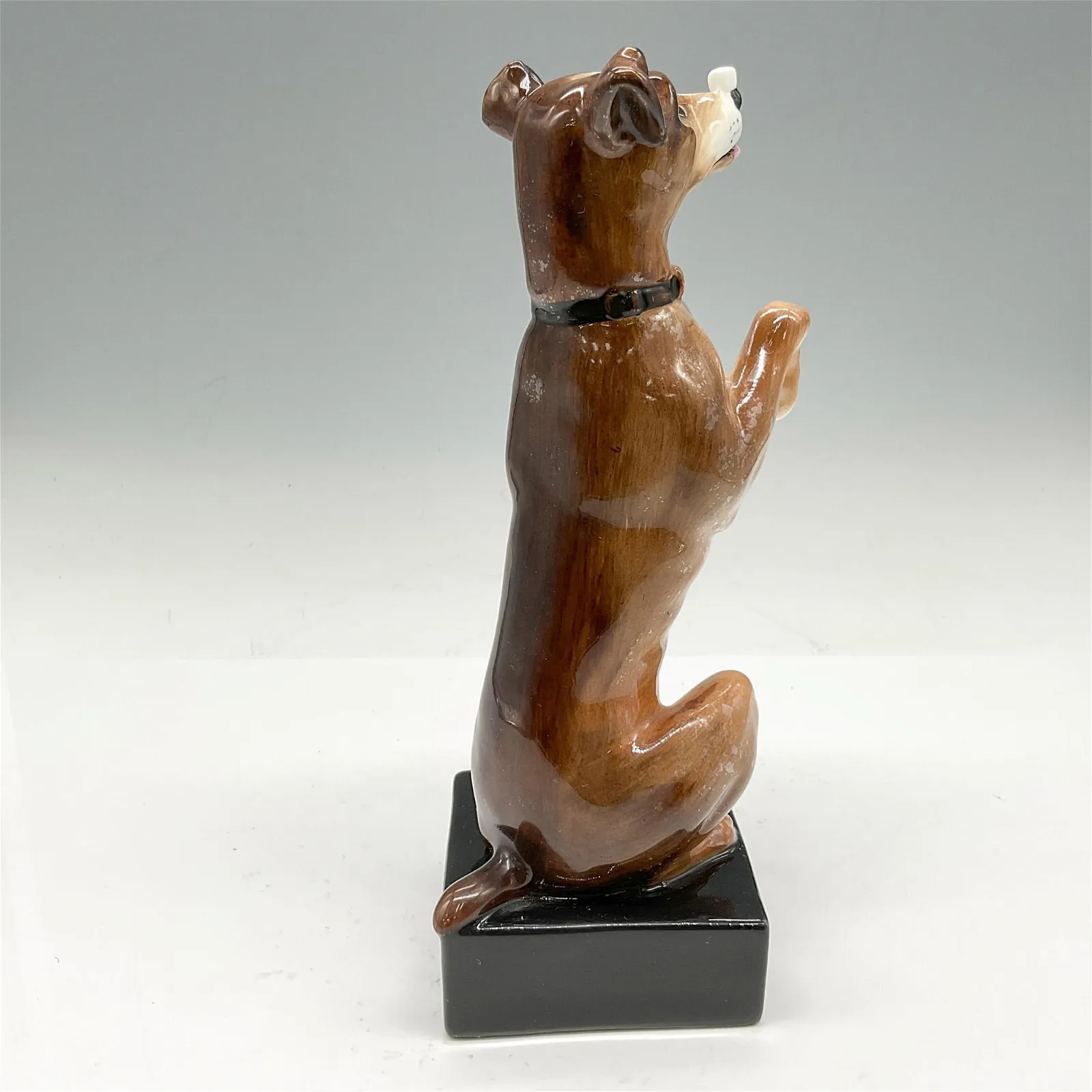 Dog with Cube on Nose - Royal Doulton Animal Figurine