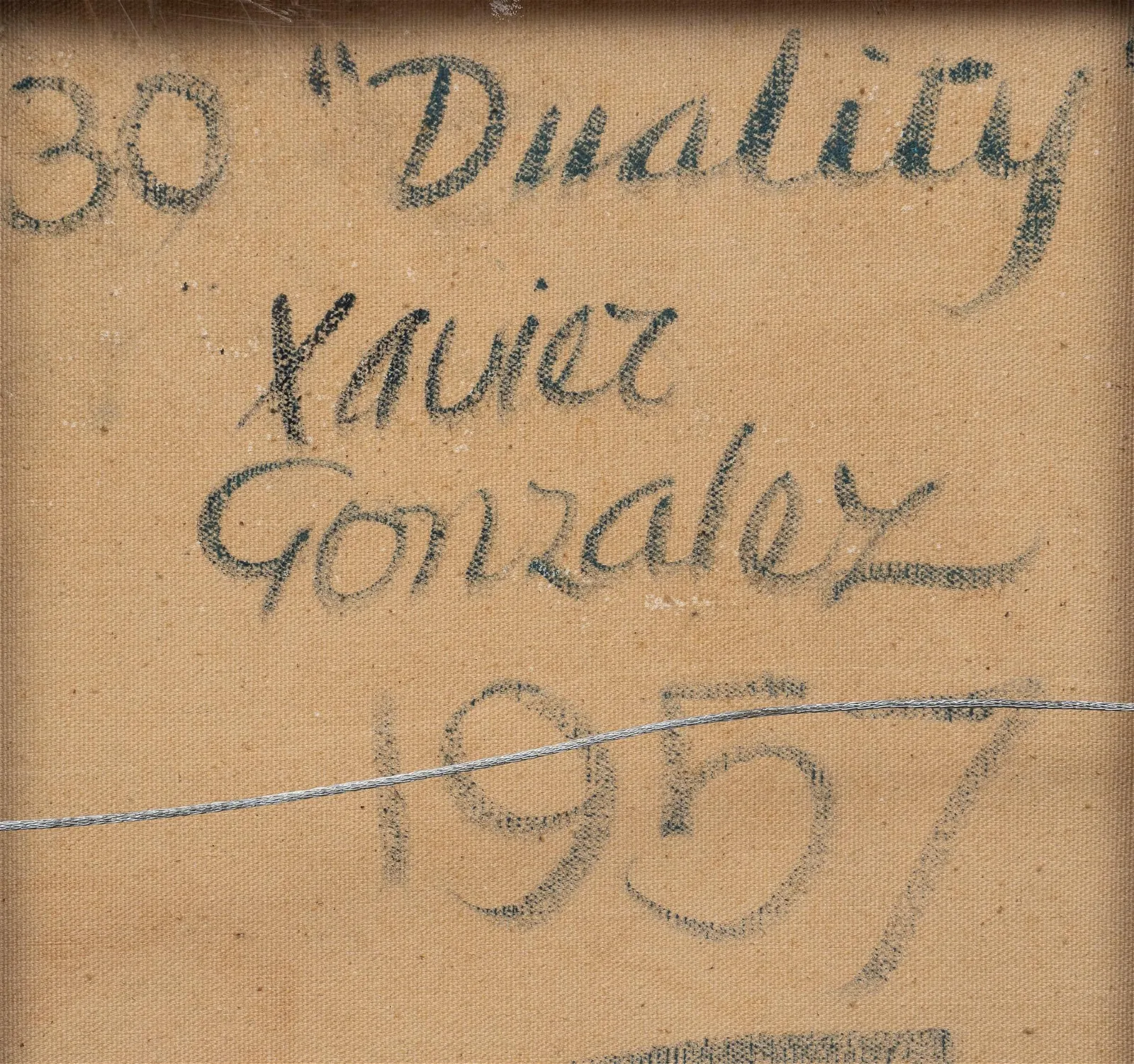 Xavier Gonzalez, "Duality", 1957