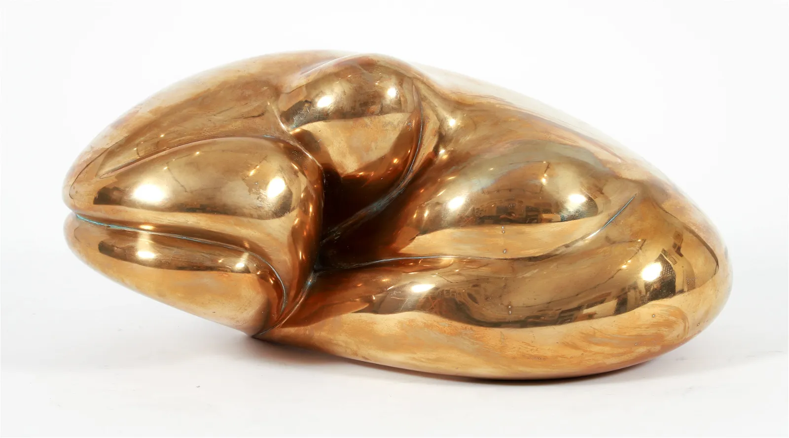 Francois Stahly Polished Bronze La Coquille 1946-1966