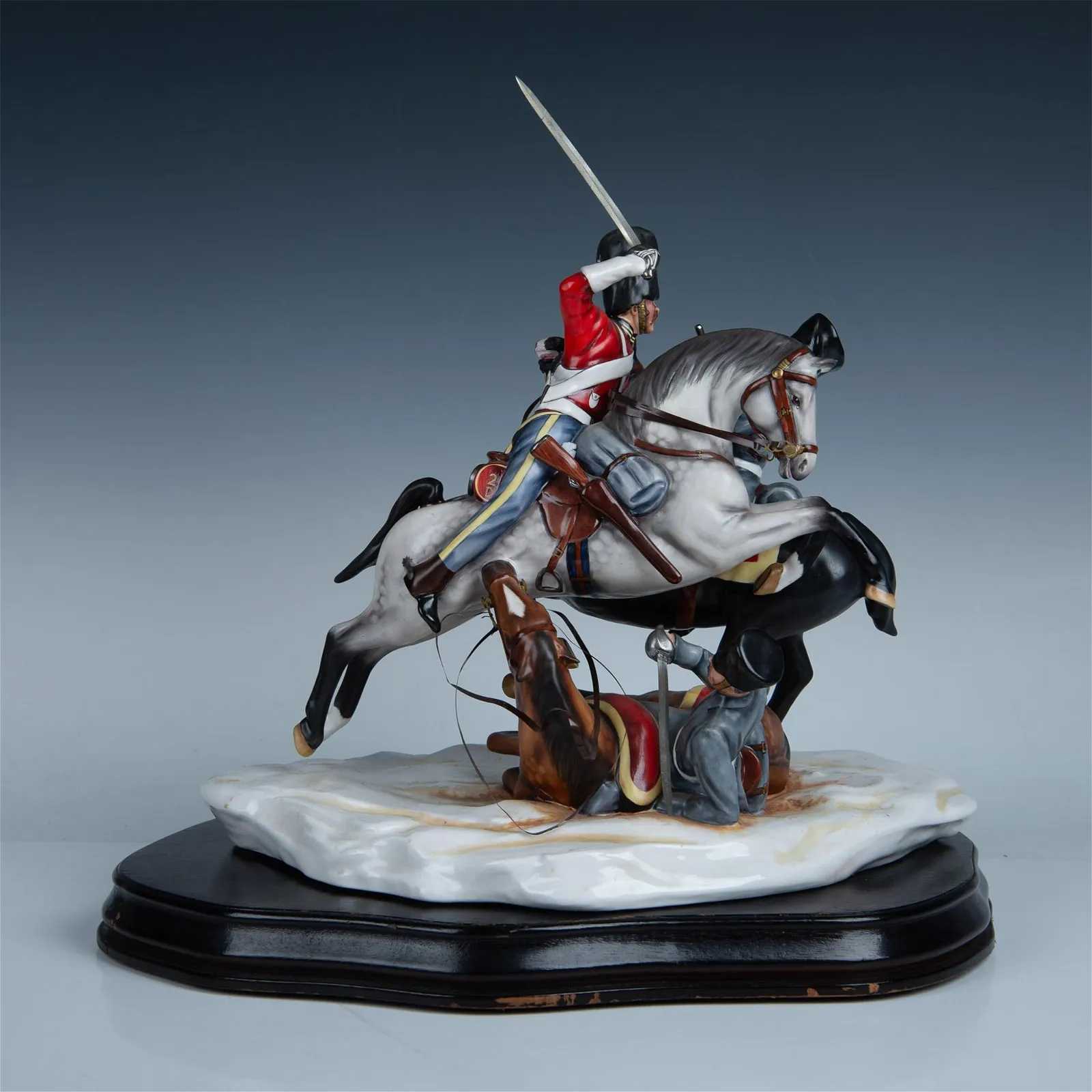Michael Sutty Sculpture, A Trooper of Scots Greys, Engaging Russian Cavalry, Balaklava 1854